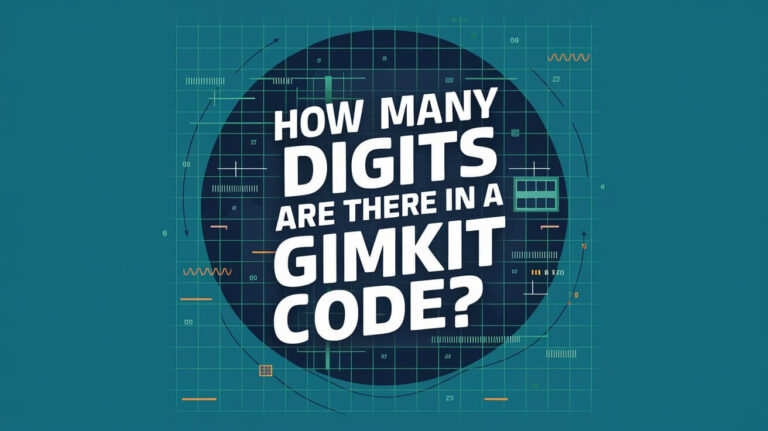 How Many Digits Are There In A Gimkit Code