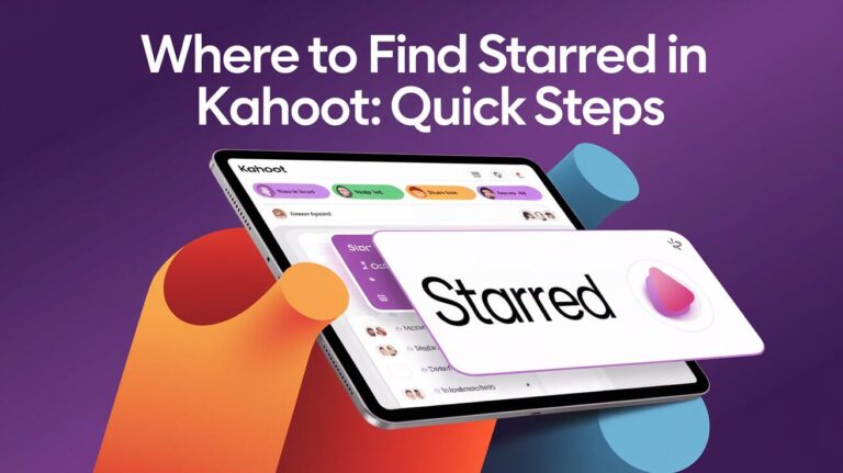 Where To Find Starred In Kahoot