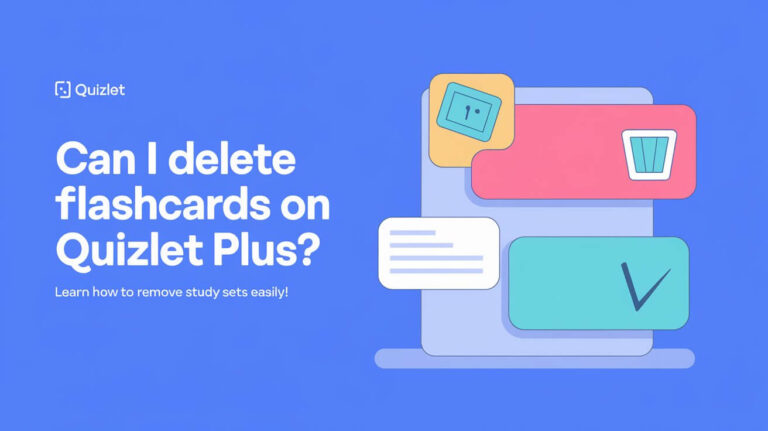 Can I Delete Flashcards On Quizlet Plus