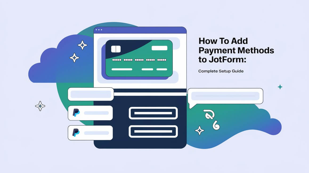 How To Add Payment Methods To Jotform