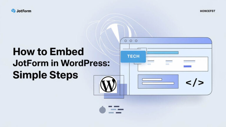 How To Embed Jotform In Wordpress